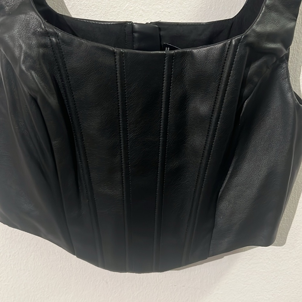Mango | Women's Corset style top | Black | Medium | NWT - Picture 11 of 12